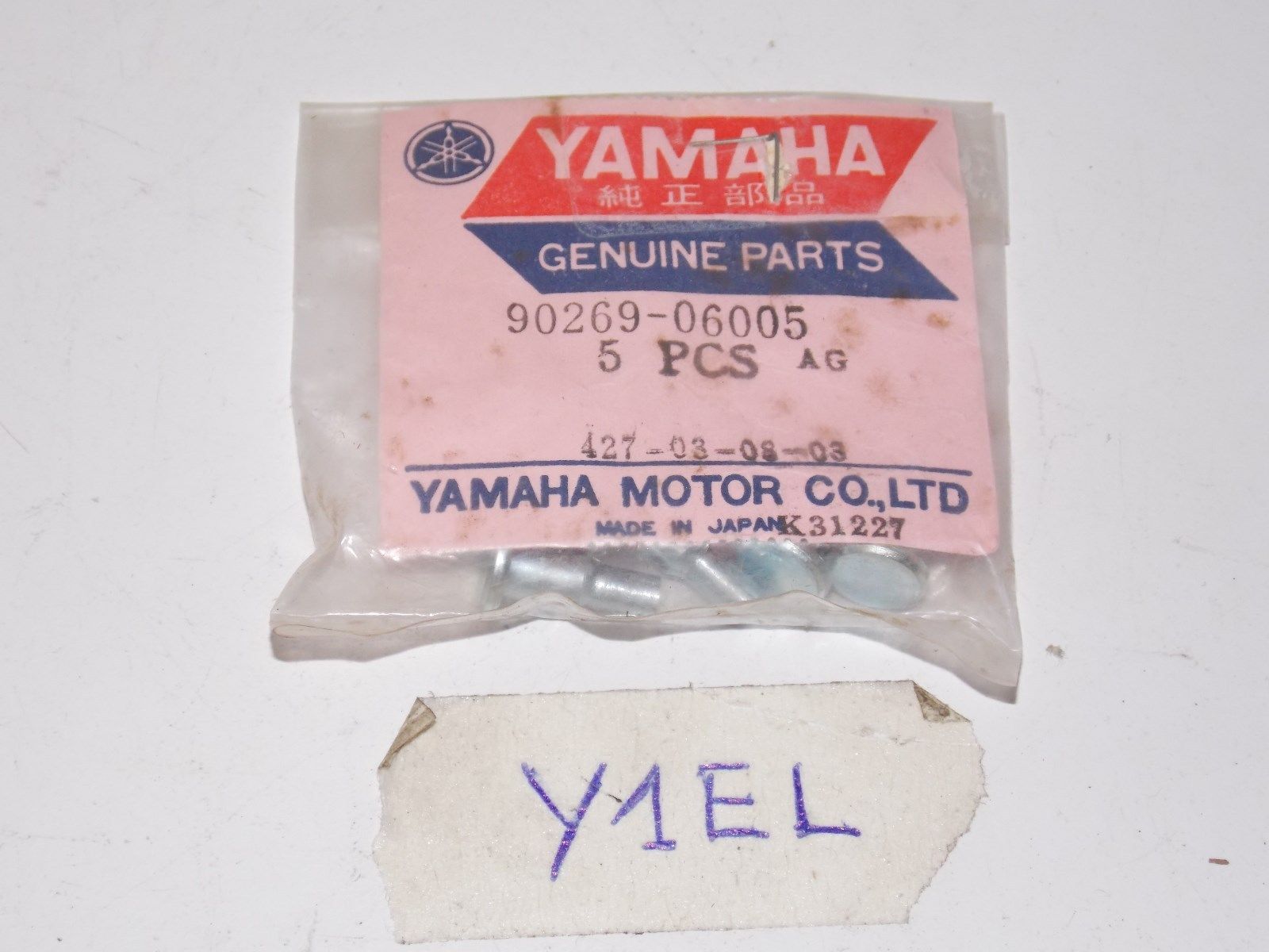 NOS YAMAHA TRACK CLIP RIVETS GPS 1974 90269-06005 - MotoRaider