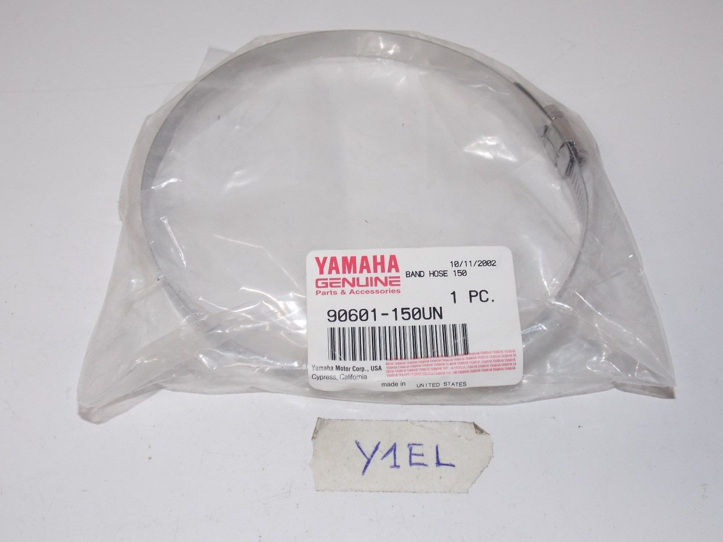 NOS YAMAHA BAND HOSE 2000-2011 90601-150UN LS 2000 SR 230 SXT 1100A AR 240 - MotoRaider
