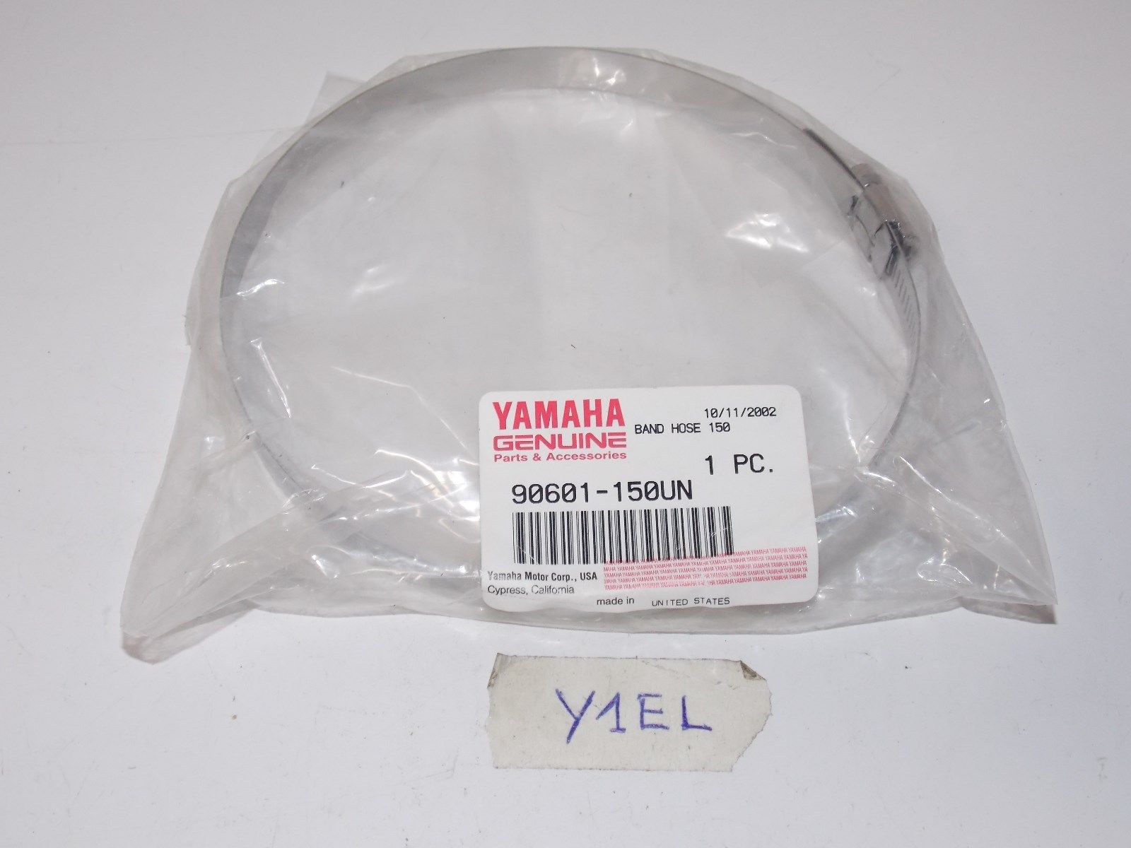 NOS YAMAHA BAND HOSE 2000-2011 90601-150UN LS 2000 SR 230 SXT 1100A AR 240 - MotoRaider