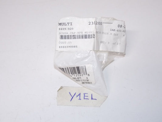 NEW ARCTIC CAT CAP SCREW M 10X1.25X20 8409-020  HFH CL 10 SNOWMOBILE - MotoRaider
