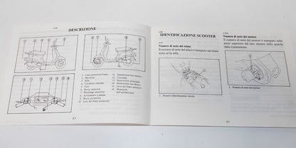 NEW 1990'S MBK CT50S OWNER MANUAL BOOK IN ITALIAN YAMAHA SCOOTER MOTOBECANE - MotoRaider