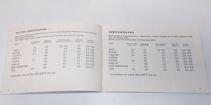 1990'S BETA MOPED OWNER MANUAL ANDY MIO FOUR KR50 ADVENTURE TR50 BOOK BOOKLET - MotoRaider