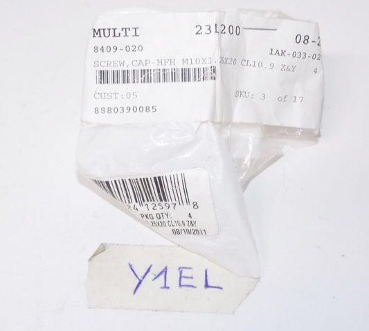 NEW GENUINE OEM ARCTIC CAT ATV 8409-020 SCREW,CAP-HFH M10X1.25X20 CL10 - MotoRaider