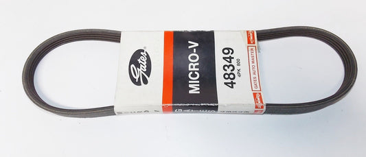 NOS GATES MICRO V RIBBED BELT 4PK 800 48349 AUTOMOTIVE SCOOTER MOPED - MotoRaider