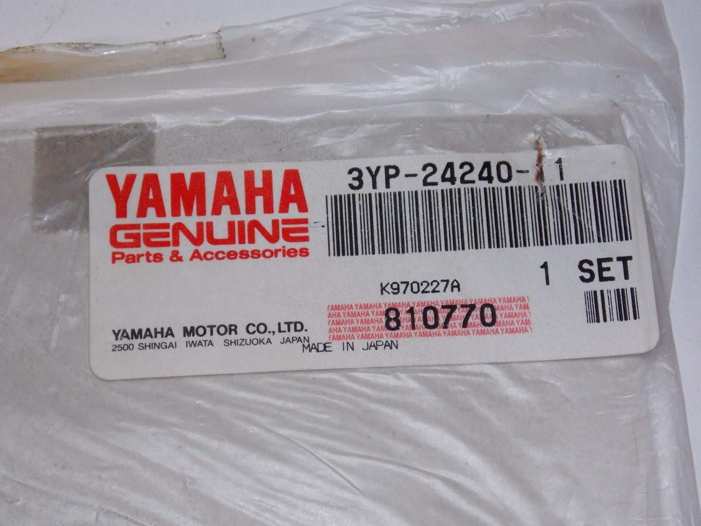 NOS YAMAHA  1991 ET600E K EN H EH EMBLEM DECAL STICKER GRAPHIC  3YP-24240-11 - MotoRaider