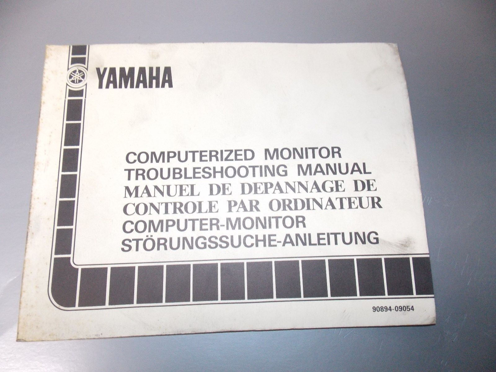 NEW YAMAHA 1983 COMPUTERIZED TROUBLE SHOOT MANUAL BOOK PAMPHLET  90894-09054 - MotoRaider