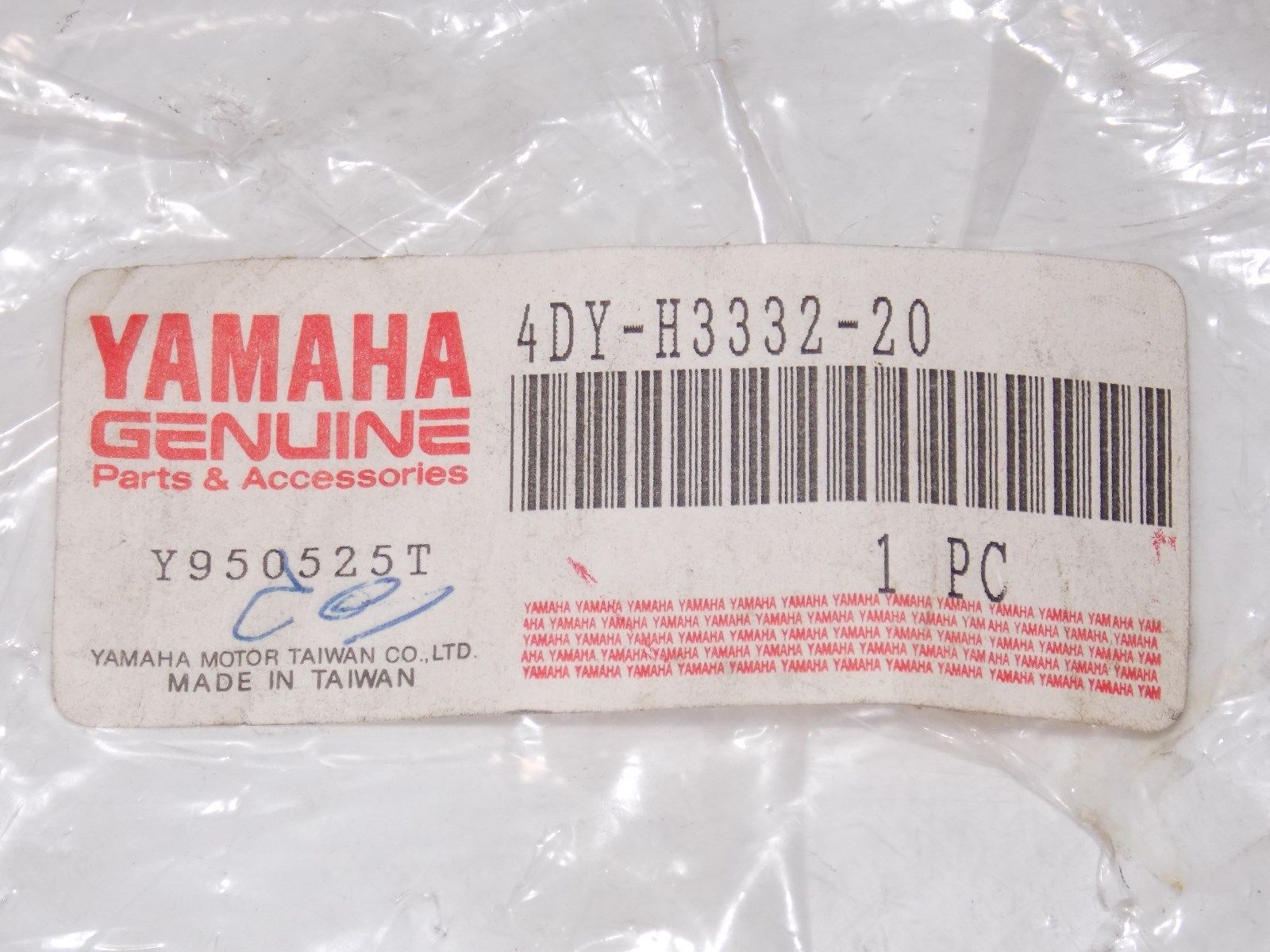 NOS YAMAHA 1995 TURN SIGNAL INDICATOR LENS FLASHER YA50T YA50Z 4DY-H3332-20 - MotoRaider