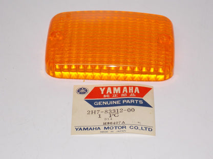 NOS YAMAHA 1978 1979 1980 1981 TURN SIGNAL LENS FLASHER BLINKER XS1100 2H7-83312 - MotoRaider