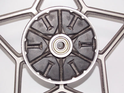 NEW 1980'S NOS 18" x 1.85 ENKEI BLACK ALLOY WHEEL FRONT SUZUKI TUBELESS JAPAN - MotoRaider