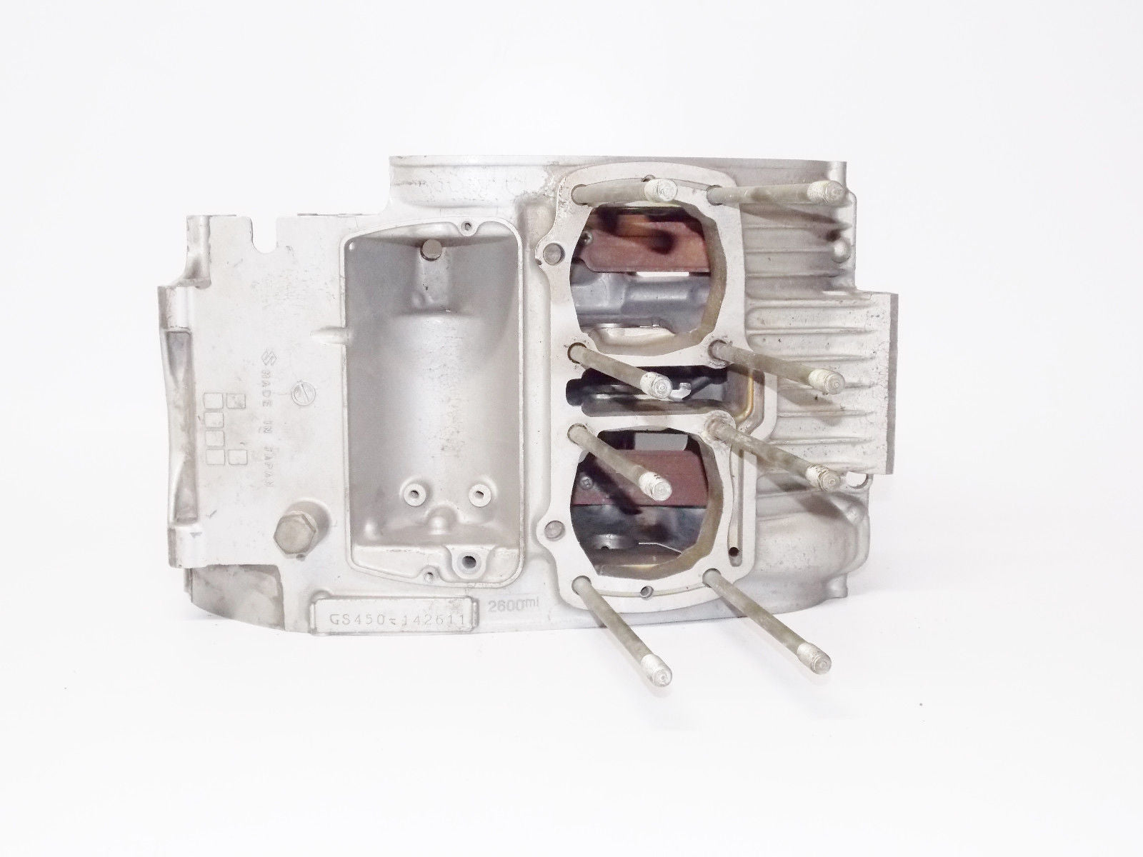 1980 SUZUKI GS450 TOP BOTTOM CENTER CASES GS 450 MOTOR ENGINE - MotoRaider