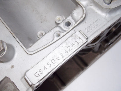 1980 SUZUKI GS450 TOP BOTTOM CENTER CASES GS 450 MOTOR ENGINE - MotoRaider