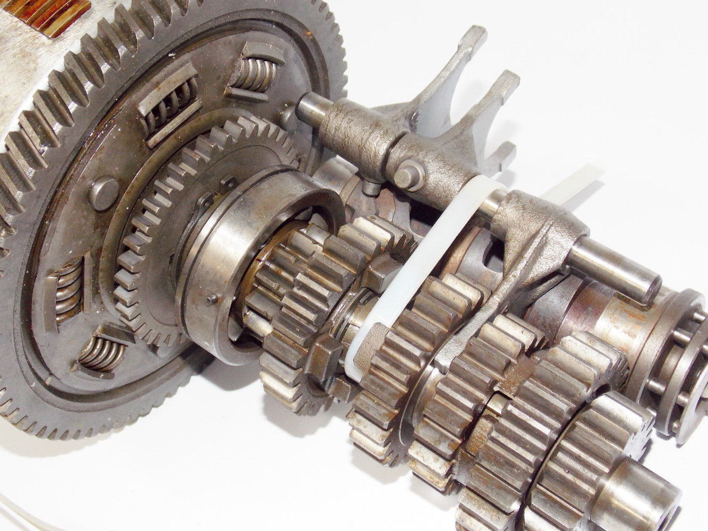 OEM 1980 SUZUKI GS450 TRANSMISSION CLUTCH ASSEMBLY MOTOR ENGINE GEARBOX GEAR - MotoRaider