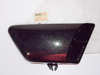 NOS OEM YAMAHA 1973 1974 1975 TX500 XS500 BATTERY SIDE COVER 371-21721-01-R7 - MotoRaider