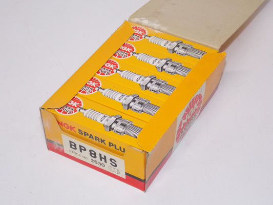 NGK BP8HS SPARK PLUGS 1 BOX OF 10 - MotoRaider