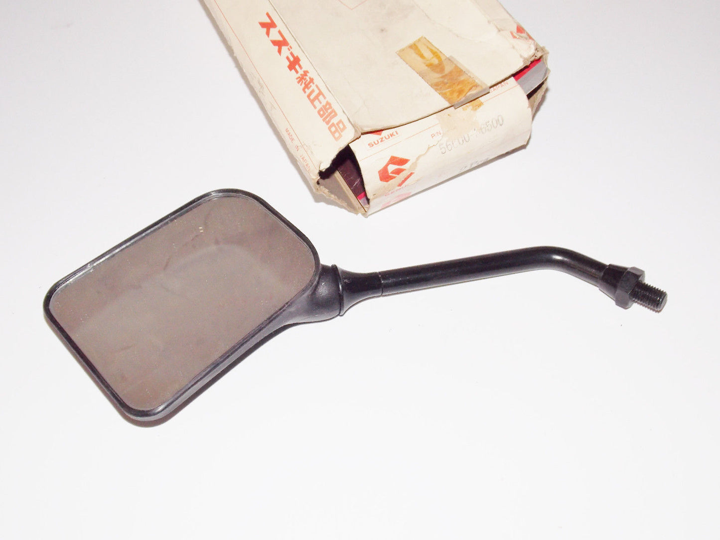 OEM SUZUKI 1982 GS125 LH REAR VIEW LEFT MIRROR 56600-36500 - MotoRaider