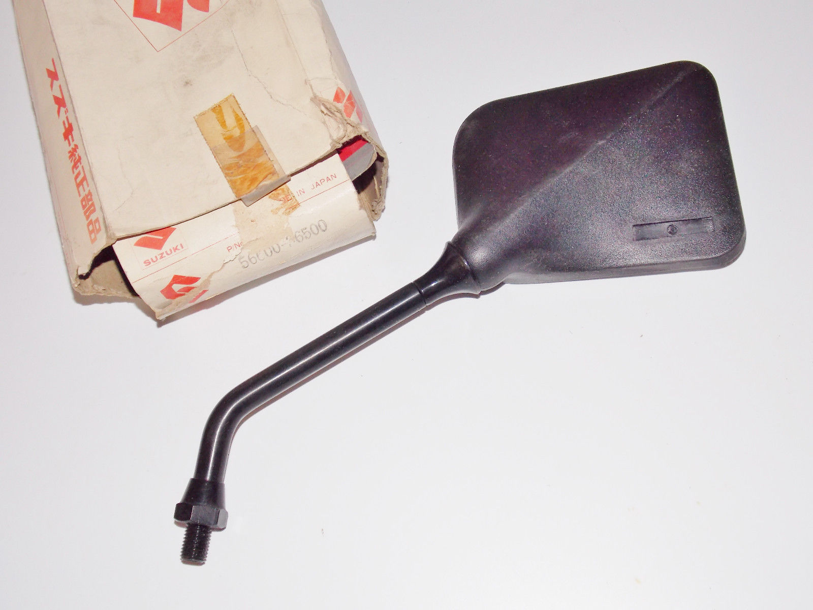 OEM SUZUKI 1982 GS125 LH REAR VIEW LEFT MIRROR 56600-36500 - MotoRaider