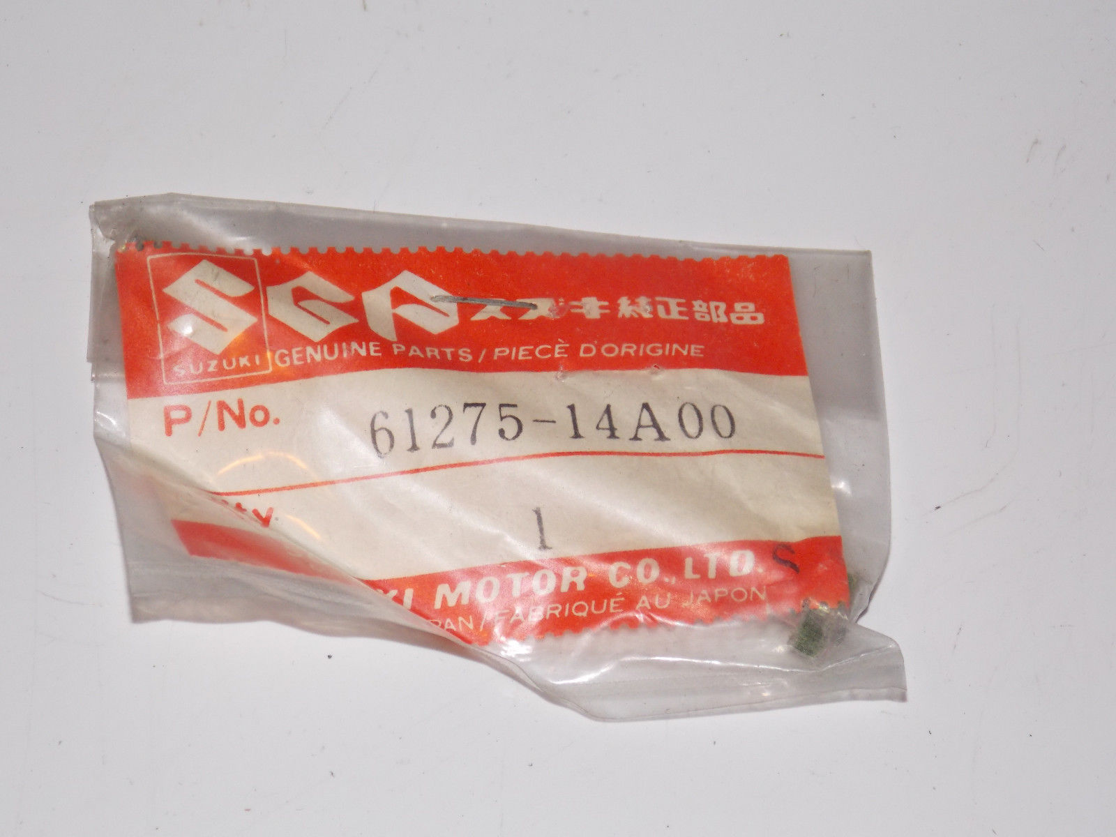 OEM SUZUKI 1985 1986 1987 SP500 CHAIN PAD BOLT SWING ARM 61275-14A00 - MotoRaider