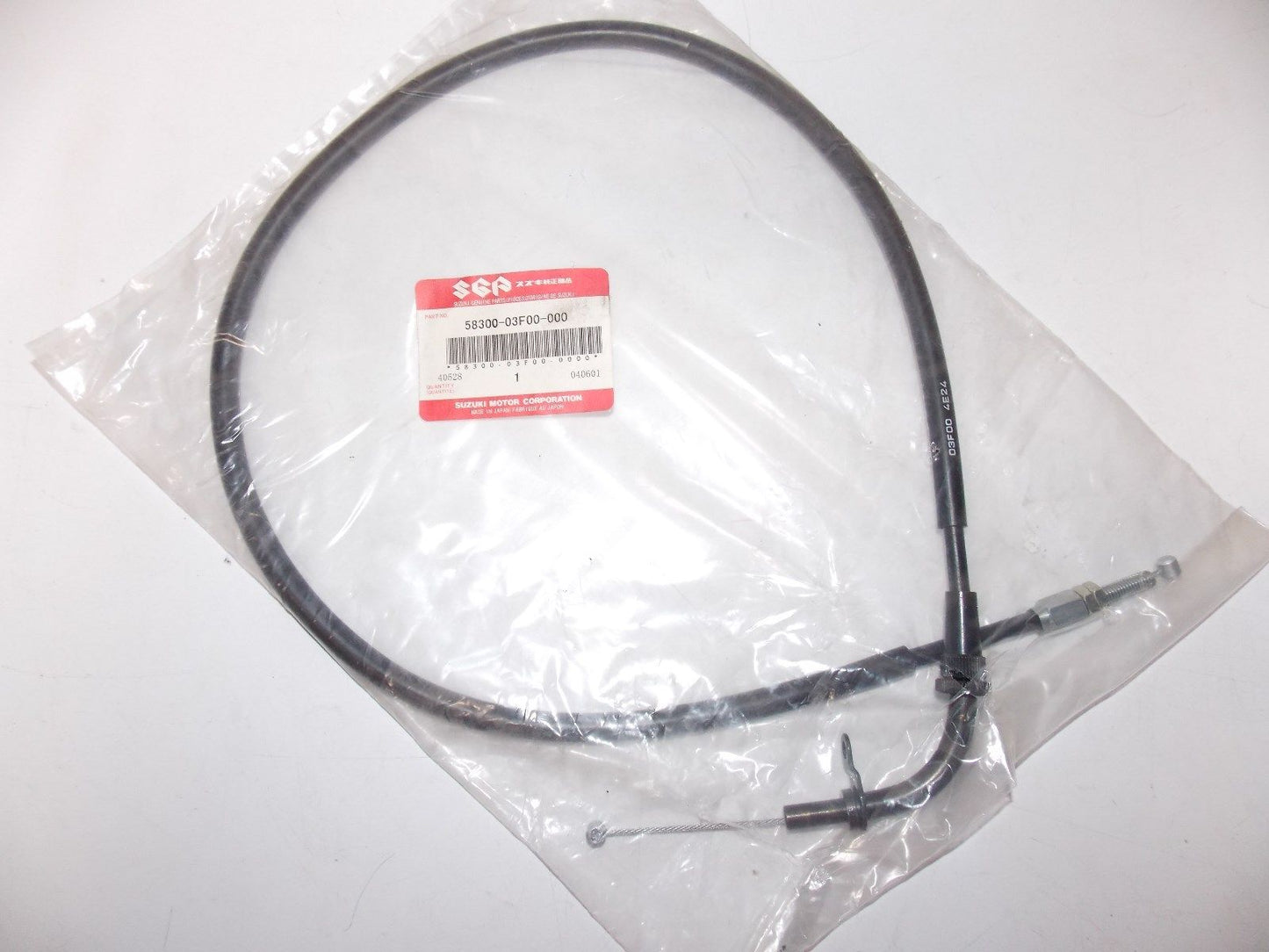 OEM SUZUKI 2000 2001 GSX750 THROTTLE CABLE  58300-03F00-000 - MotoRaider