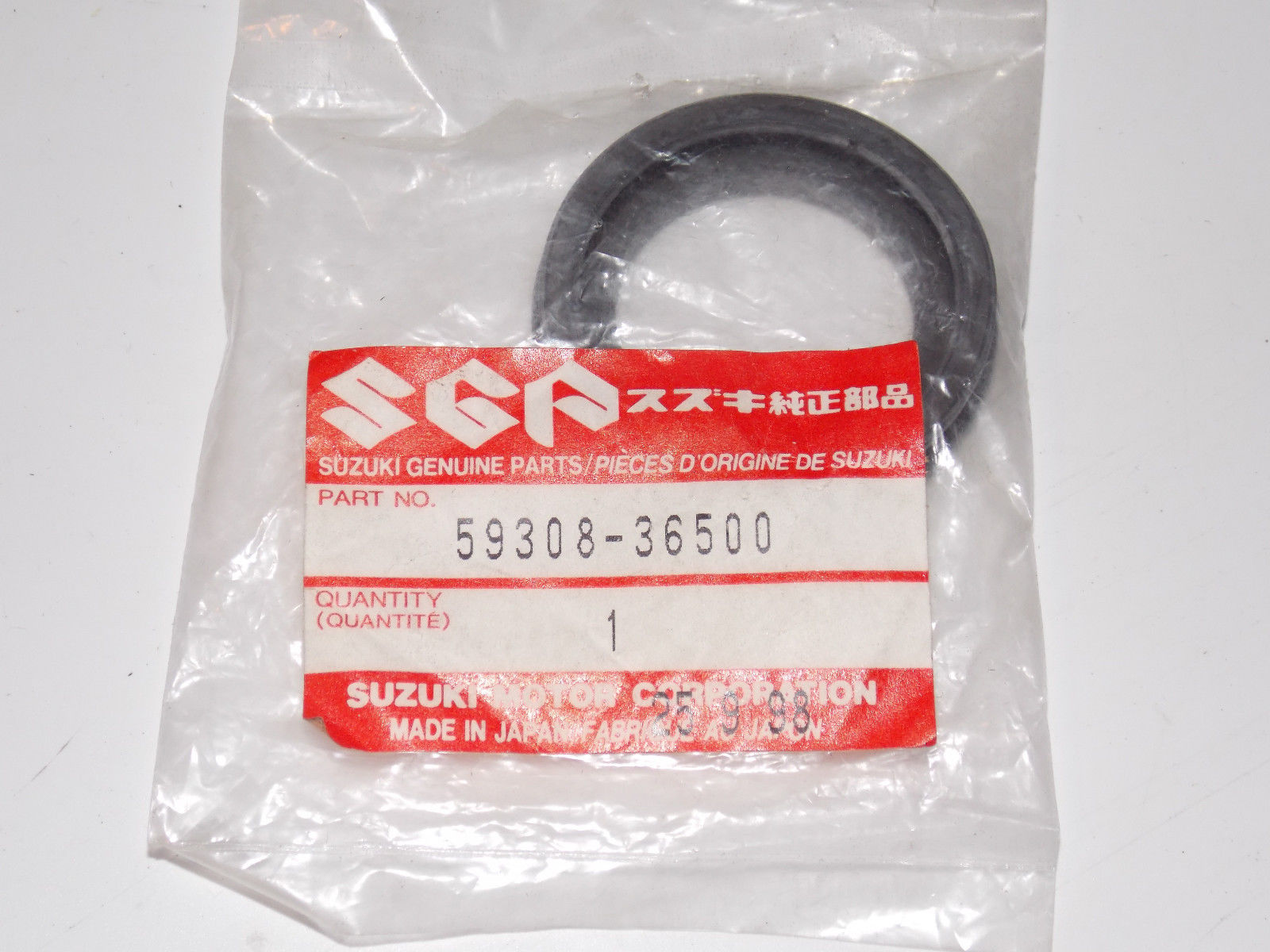 OEM SUZUKI 1991 1992 1994 1995 1996 GN125 FRONT CALIPER PISTON BOOT 59308-36500 - MotoRaider