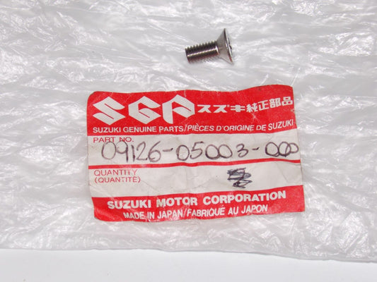 NOS SUZUKI 1996 2000 2001 2004 SCREW VL800 GN250E GS500 (5X12) 09126-05003-000 - MotoRaider