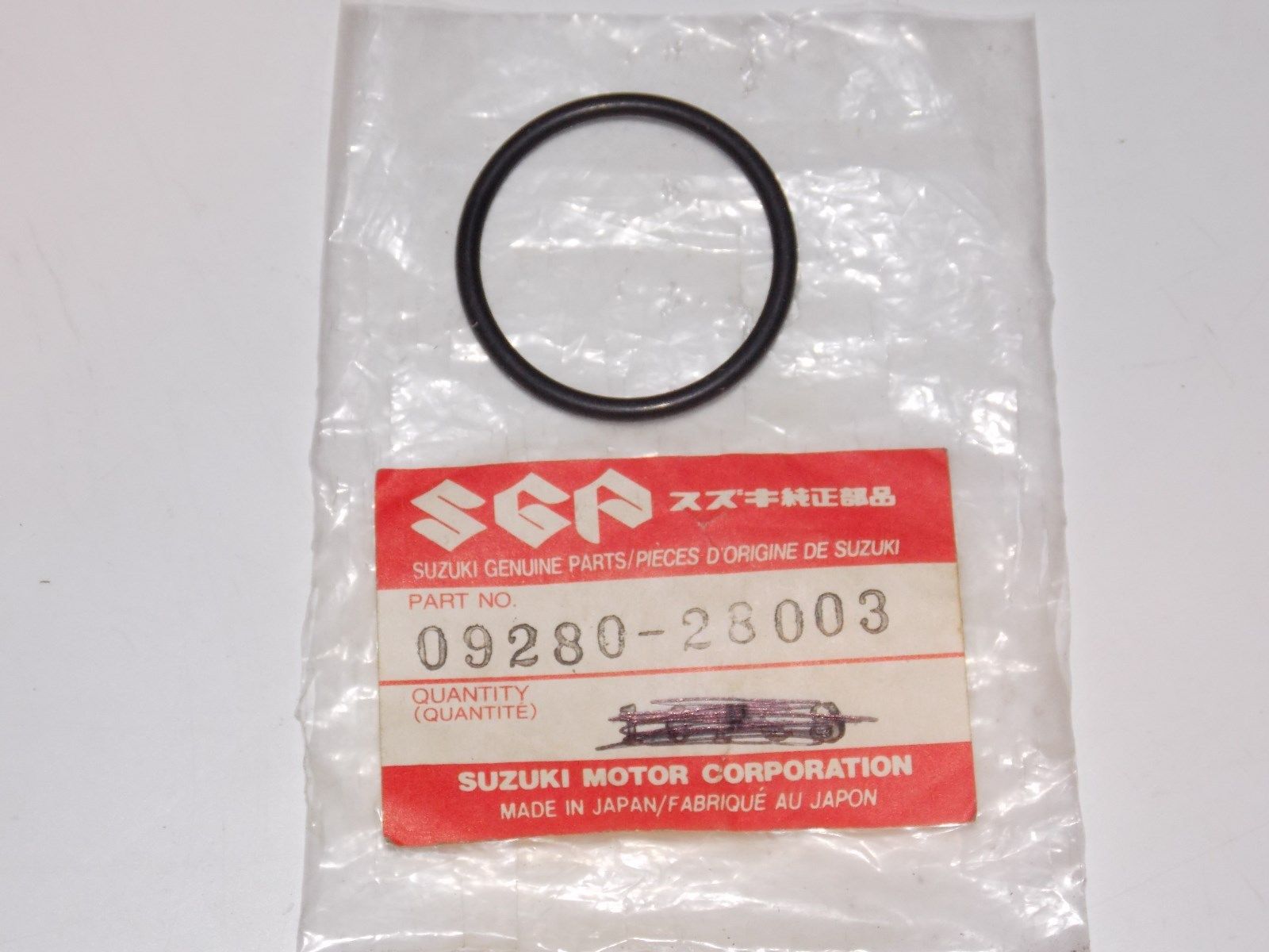 NOS SUZUKI 1977 1978 1979 O RING GS550 09280-28003 - MotoRaider