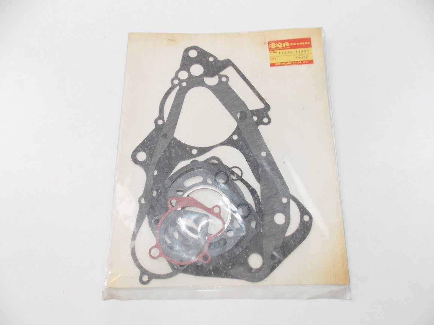 NOS SUZUKI 1983 GASKET SET RM25 11400-14865 - MotoRaider