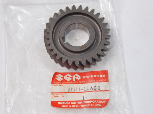 NOS SUZUKI 1985 1986 1987 PRIMARY DRIVE GEAR SP600 DR600  21111-14A00 - MotoRaider