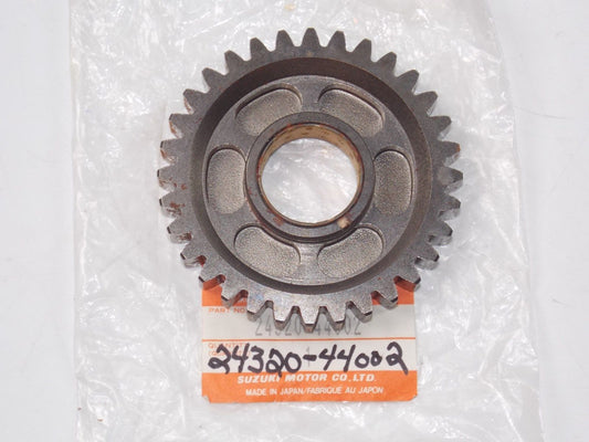 NOS SUZUKI 1977 1978 1979 1980 1981 1982 1996 2ND DRIVEN GEAR  24320-44002 - MotoRaider