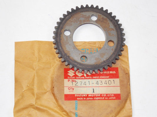 NOS SUZUKI 1983 1984 1985 1986 CAMSHAFT SPROCKET GS550  12741-43401 - MotoRaider