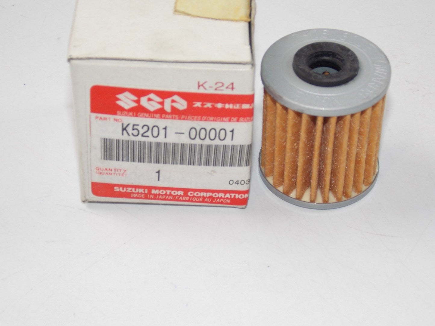 NOS SUZUKI 2004 2005 2006 OIL FILTER ELEMENT RM-Z250  K5201-00001 - MotoRaider