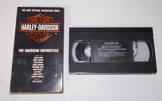 1993 HARLEY DAVIDSON "THE AMERICAN MOTORCYCLE" VCR TAPE CASSETTE FONDA JUDD CAAN - MotoRaider