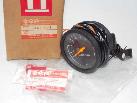 NOS OEM SUZUKI 1988 DR600 1997 1998 1999 DR650 TACHOMETER REV METER 34200-14A01 - MotoRaider