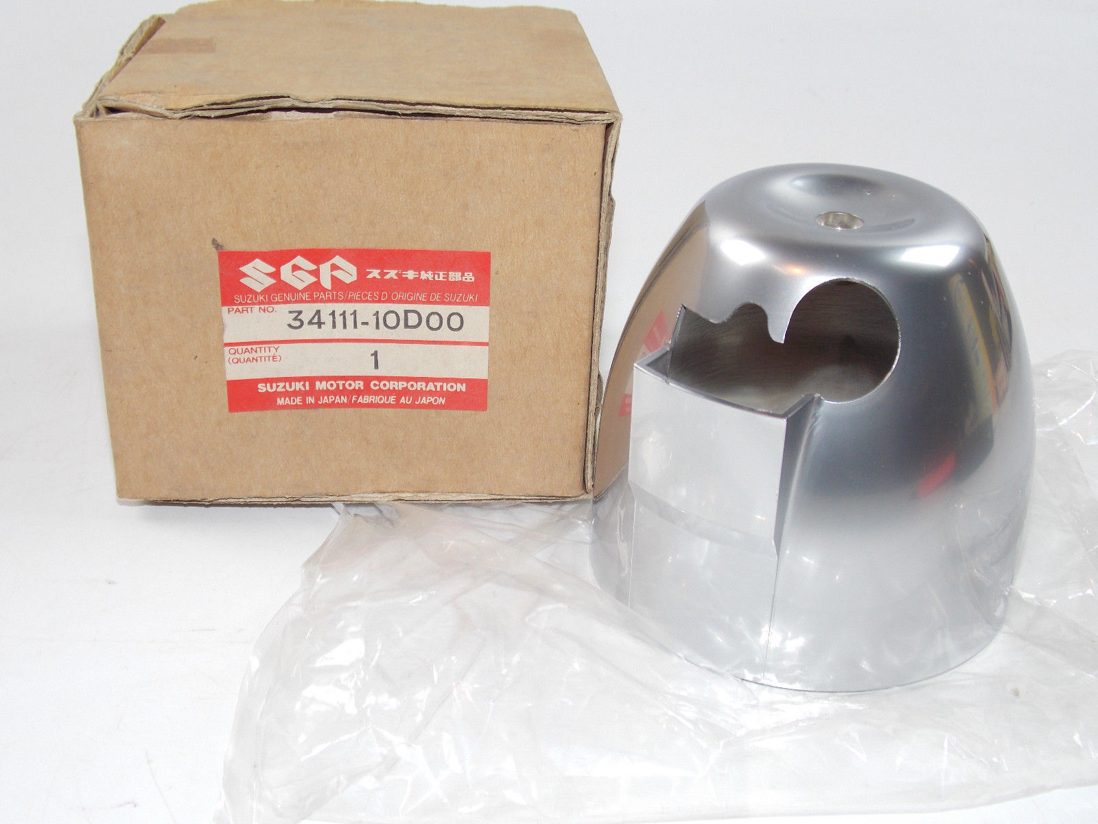 OEM NEW SUZUKI 1991 1992 1993 GSF400 SPEEDOMETER LOWER CASE SPEEDO 34111-10D00 - MotoRaider