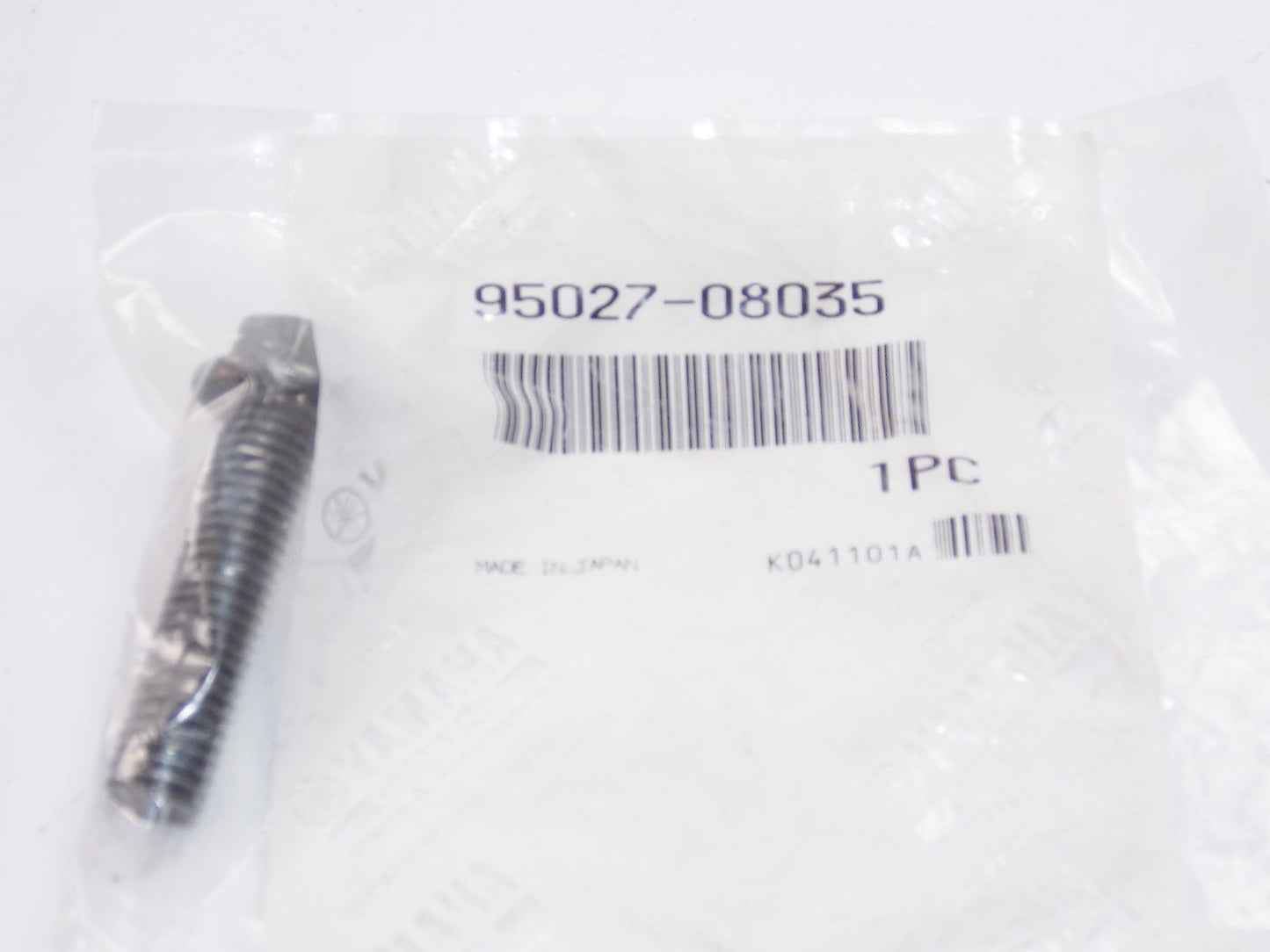 NOS YAMAHA 1995-2009 2014 SMALL FLANGE BOLT  YFZ450 WR250 YZ125 95027-08035 - MotoRaider