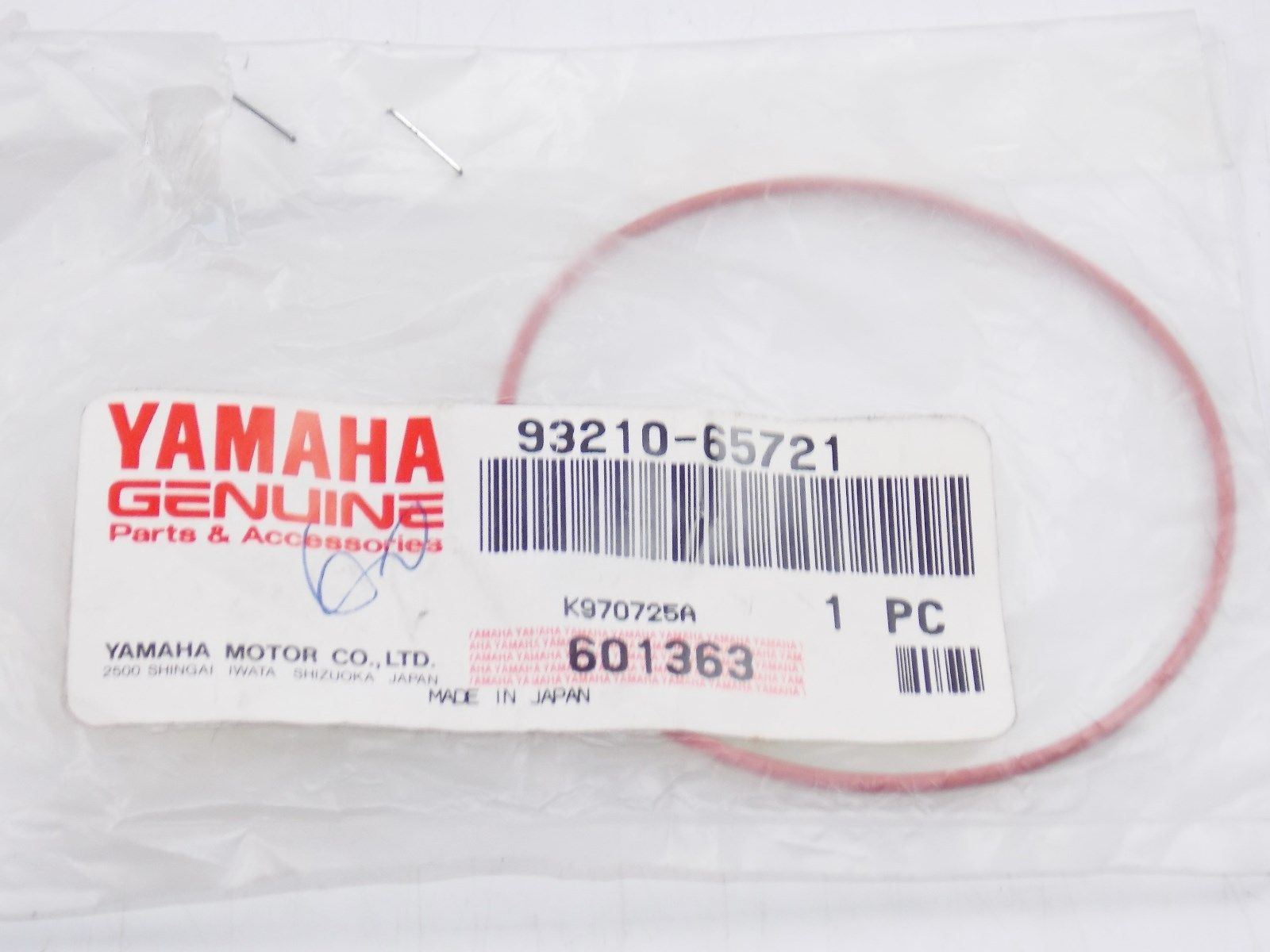 NOS YAMAHA 1986-2000  O-RING  YFR250  YZ125   93210-65721 - MotoRaider