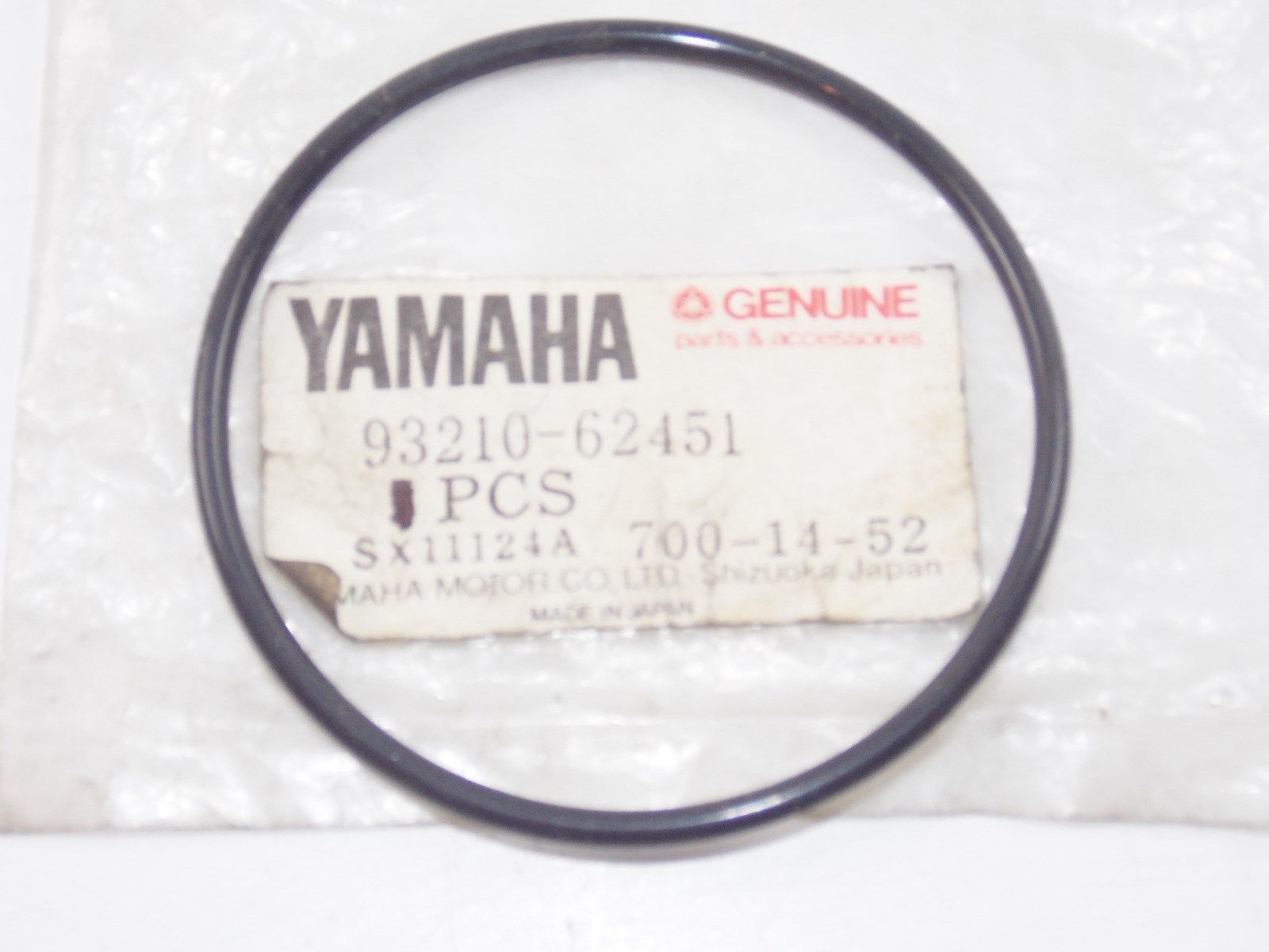 NOS YAMAHA  1970-1983  O-RING TX650   XS650    93210-62451 - MotoRaider
