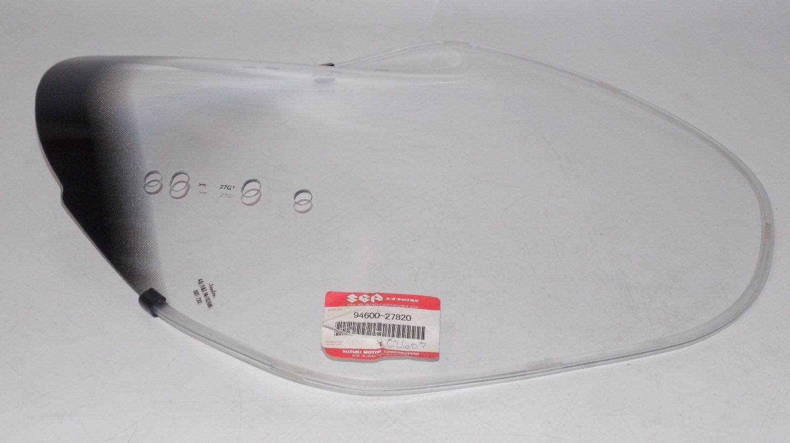 NOS SUZUKI 2004- 2013 SPORT-TOURING WINDSHIELD V STORM1000/650  94600-27820 - MotoRaider