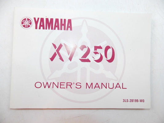 NEW YAMAHA 1990 OWNER'S MANUAL BOOK XV250  3LS-28199-W0 - MotoRaider