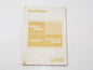 NEW SUZUKI 1986 OWNER'S MANUAL LS650 IN ITALIAN  99011-24B20-009 - MotoRaider