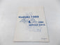 NEW SUZUKI 1989 SERVICE DATA MANUAL BOOK 4&2 STROKE ENGLISH 99510-01890-01E - MotoRaider