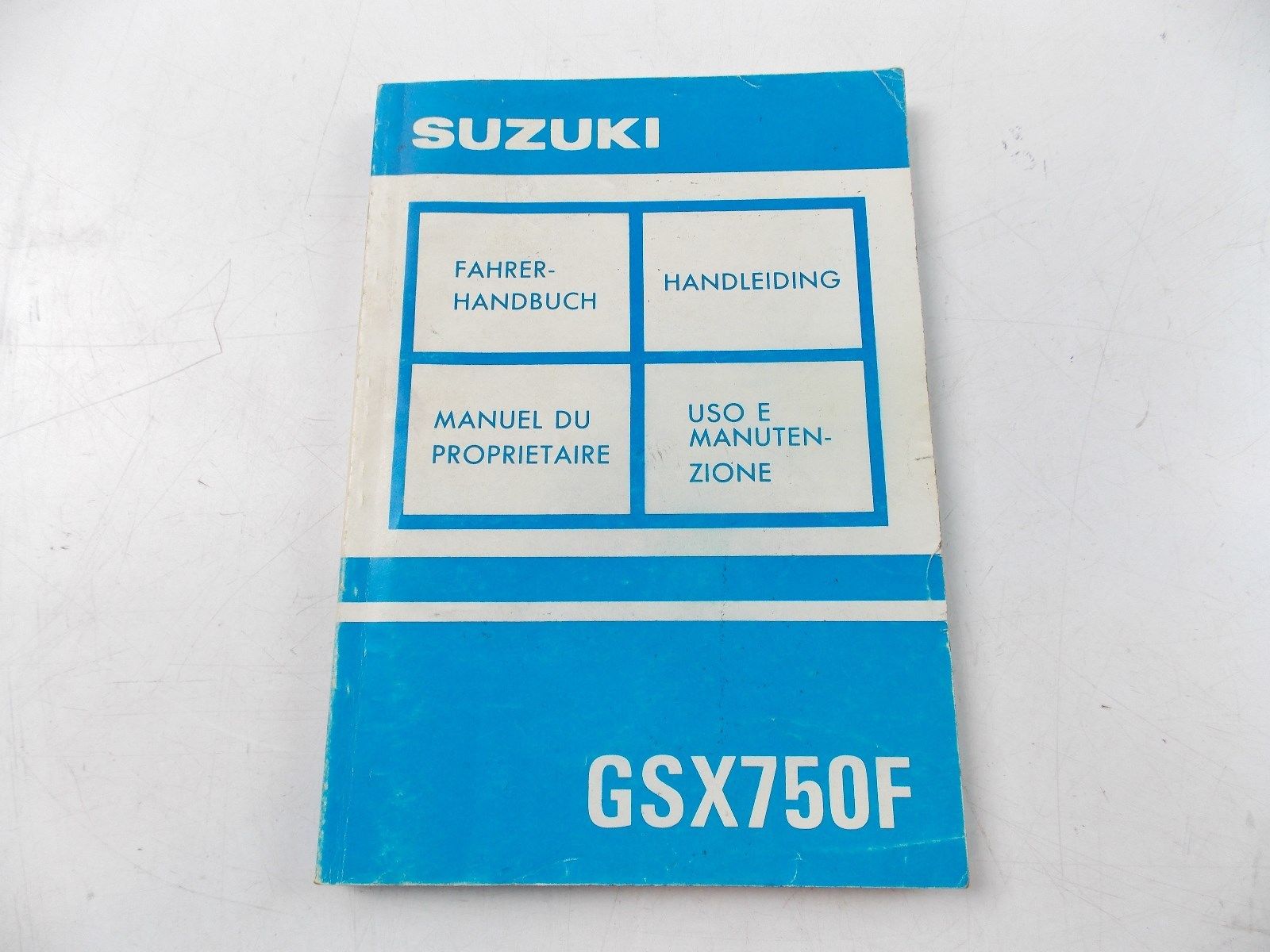 NEW SUZUKI 1992 OWNER'S MANUAL BOOK GSX750F 99011-20C54-022 - MotoRaider