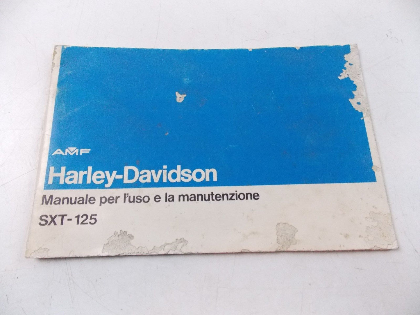 NEW HARLEY 1975 OWNER'S USER MANUAL BOOK SXT125 ITALIAN - MotoRaider