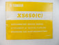 NEW YAMAHA 1975 SUPPLEMENTARY SERVICE MANUAL BOOK  XS650C  1E1-28197-80 - MotoRaider