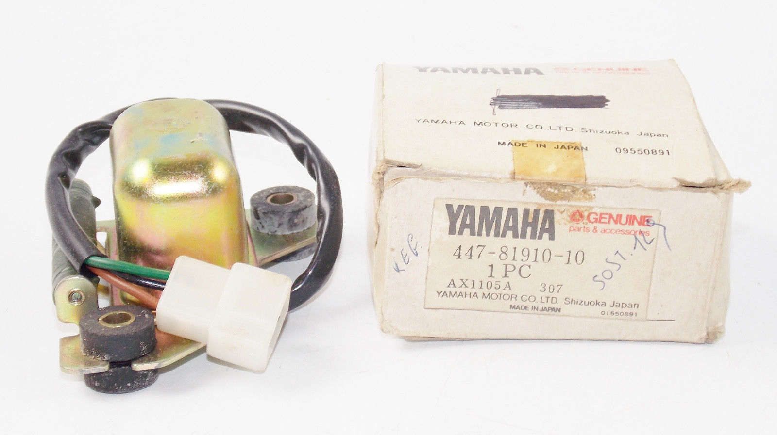 NOS OEM YAMAHA 1970 1979 XS650 XS750 XS360 XS1 VOLTAGE REGULATOR 447-81910-10 - MotoRaider