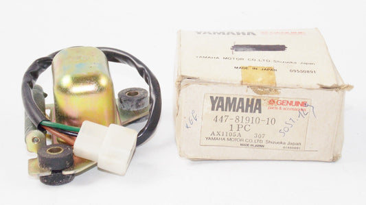 NOS OEM YAMAHA 1970 1979 XS650 XS750 XS360 XS1 VOLTAGE REGULATOR 447-81910-10 - MotoRaider