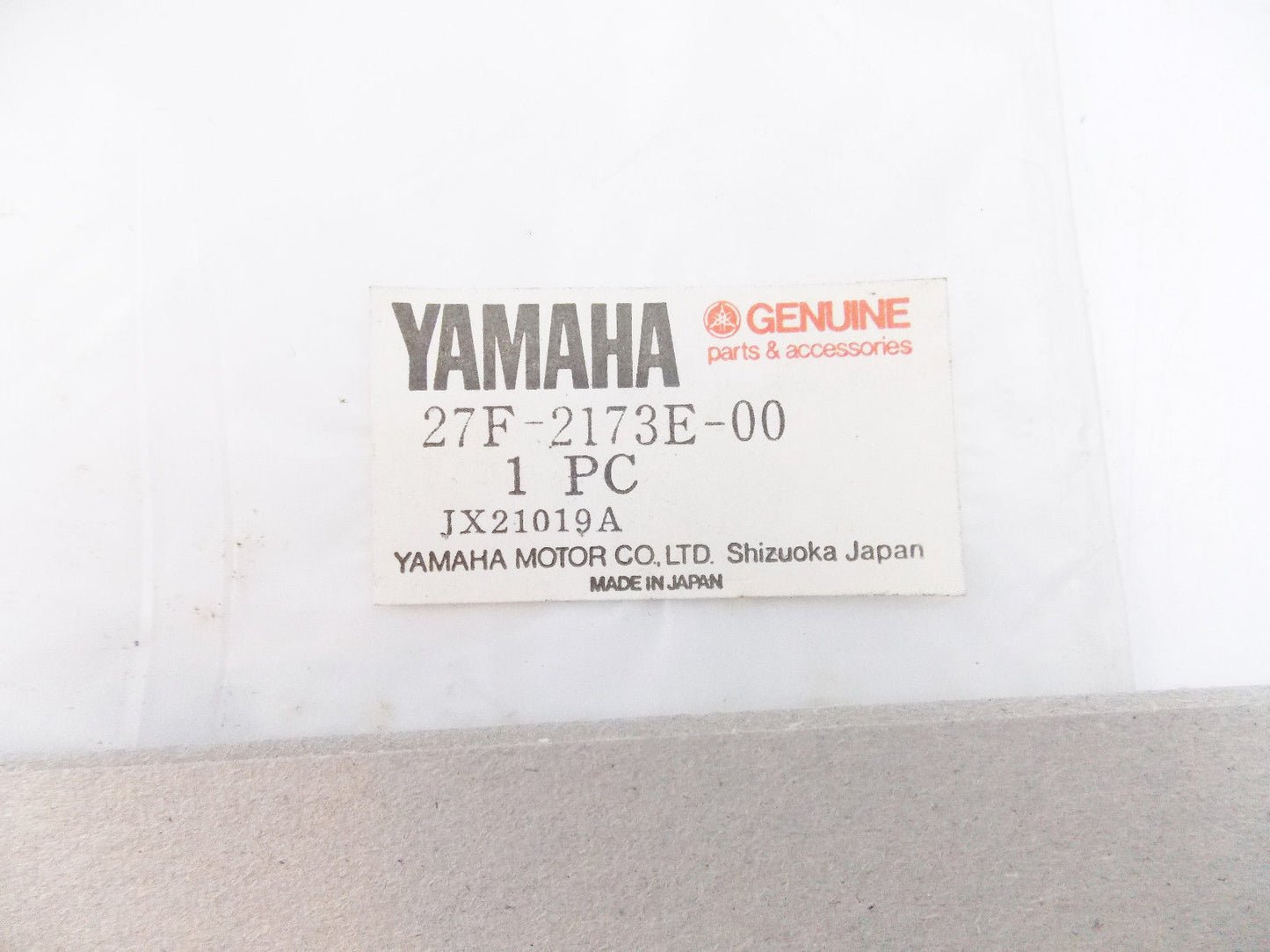 NOS GENUINE OEM YAMAHA STICKER DECAL MARK 27F-2173E-00 - MotoRaider