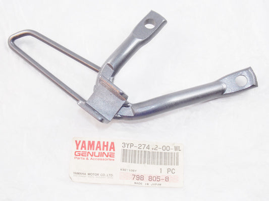 NOS OEM GENUINE YAMAHA 1991 1992 XT600 FOOT REST BRACKET MOUNT 3YP-27442-00-WL - MotoRaider
