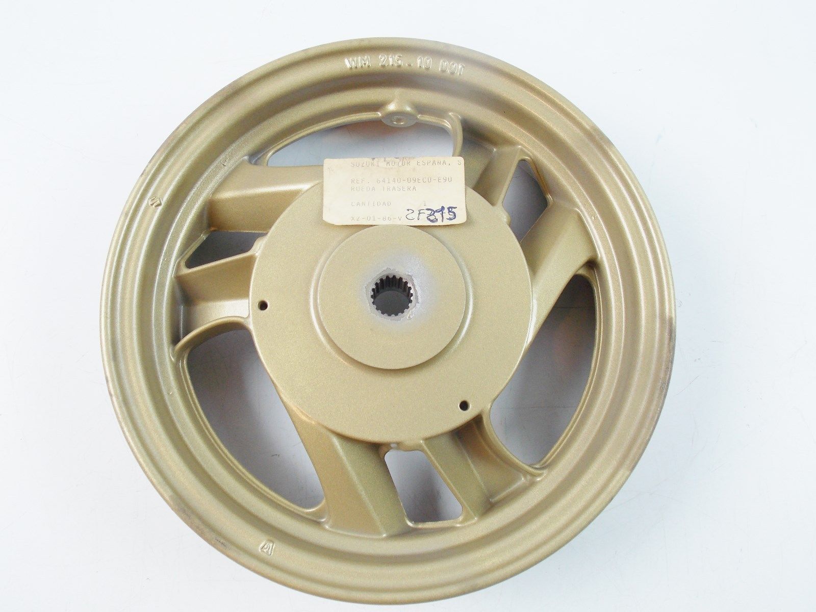 N0S OEM SUZUKI 1992 REAR WHEEL AH50  64140-09EC0-E90 - MotoRaider