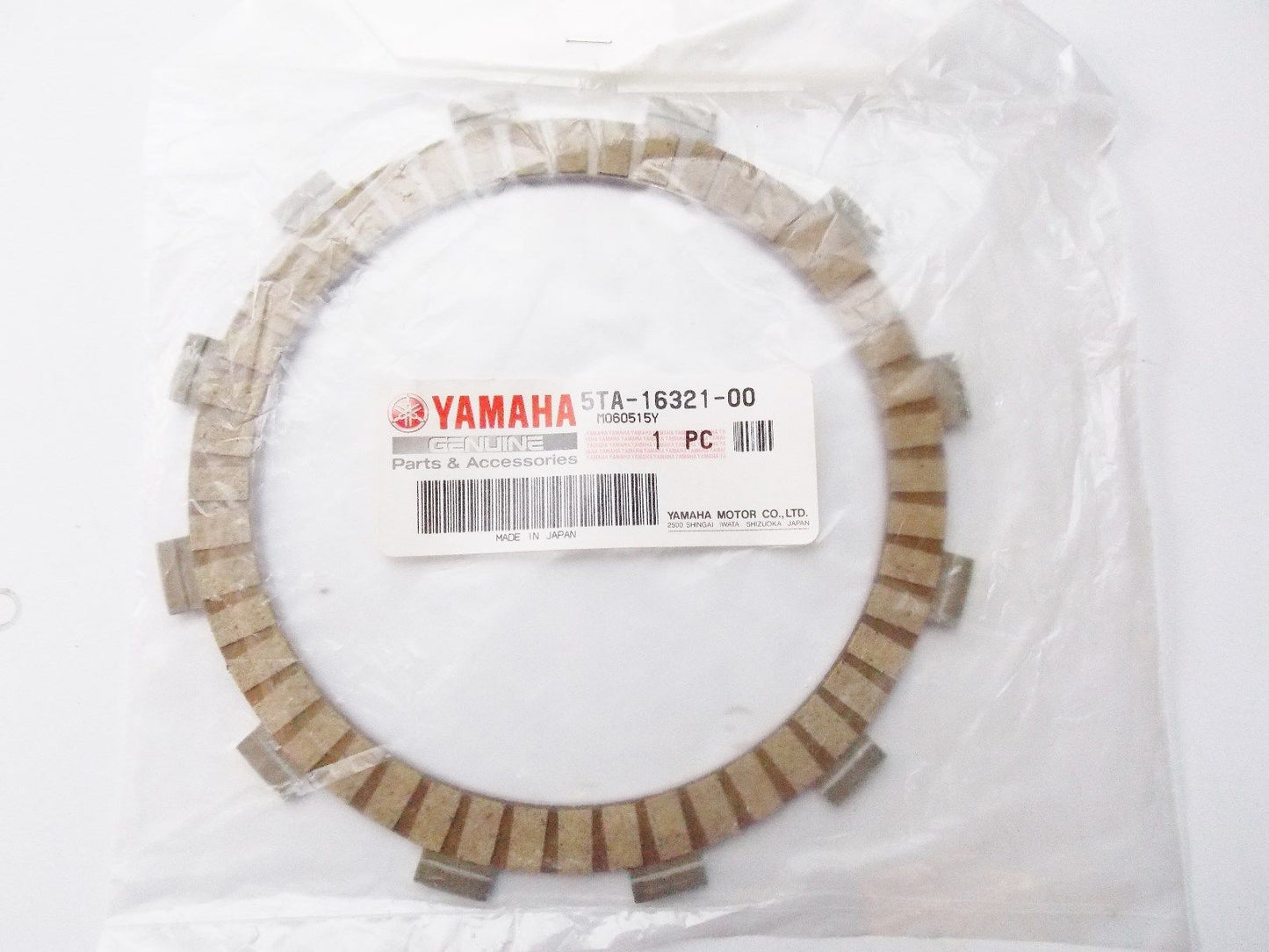 N0S OEM YAMAHA 2003-2013 FRICTION PLATE YZ450 YFZ450 YFM700  5TA-16321-00 - MotoRaider