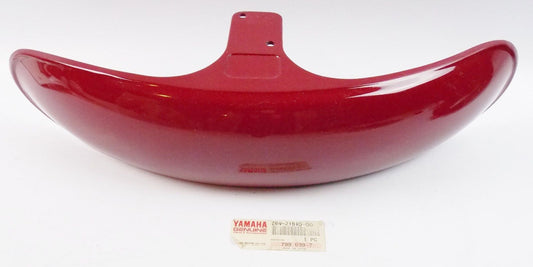 N0S OEM YAMAHA 1988 FRONT FENDER RED XV535  2GV-21510-00 - MotoRaider